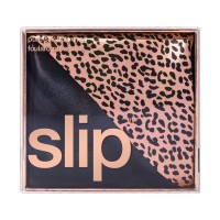 Slip Pure Silk Reversible Hair Wrap - Wild Leopard