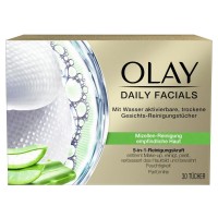 Olay Daily Facials Reinigungstücher für empfindliche Haut