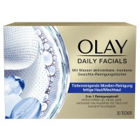 Olay Daily Facials Reinigungstücher für fettige Haut/Mischhaut