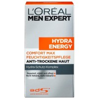 L´Oréal Men Expert Hydra Energy  - Comfort Max - Feuchtigkeitspflege Anti-Trockene Haut