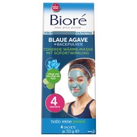 Bioré Blaue Agave + Backpulver Tonerde Wärme-Maske
