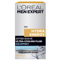 L´Oréal Men Expert Hydra Energy - After Shave Ultra-Cooling Fluid Ice-Effekt